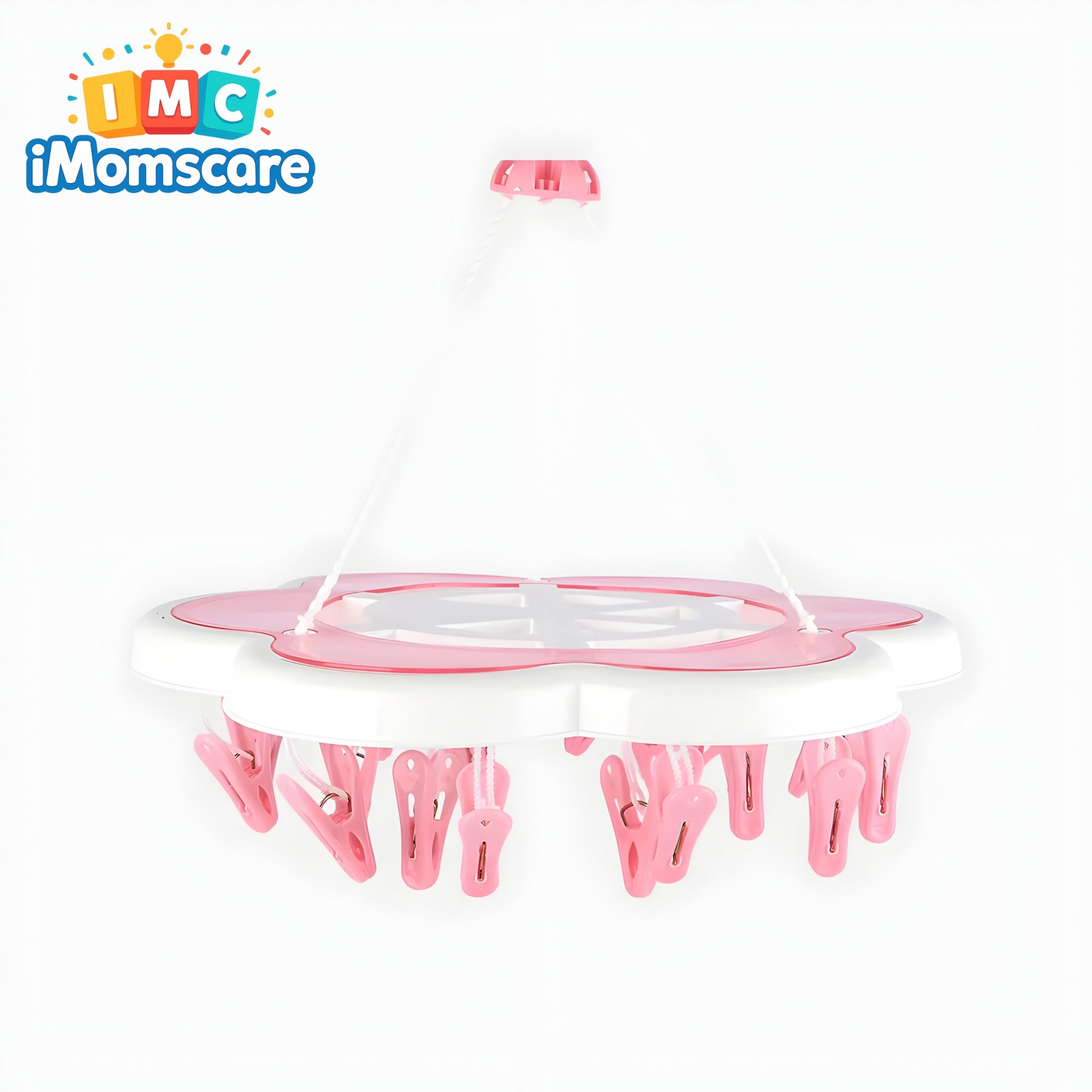 Washed Infant Cloth Hanger 18 Clips Set | Ordin HC05