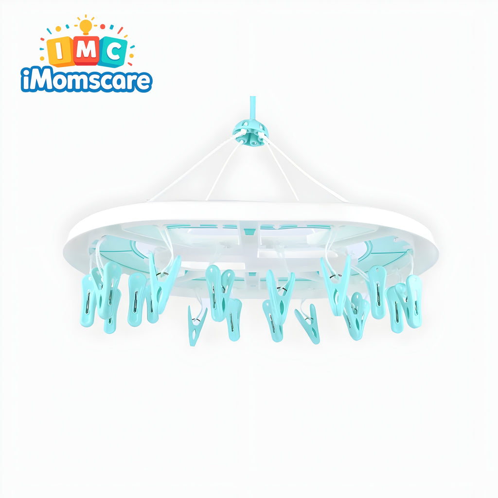 Washed Infant Cloth Hanger 18 Clips Set | Ordin HC06