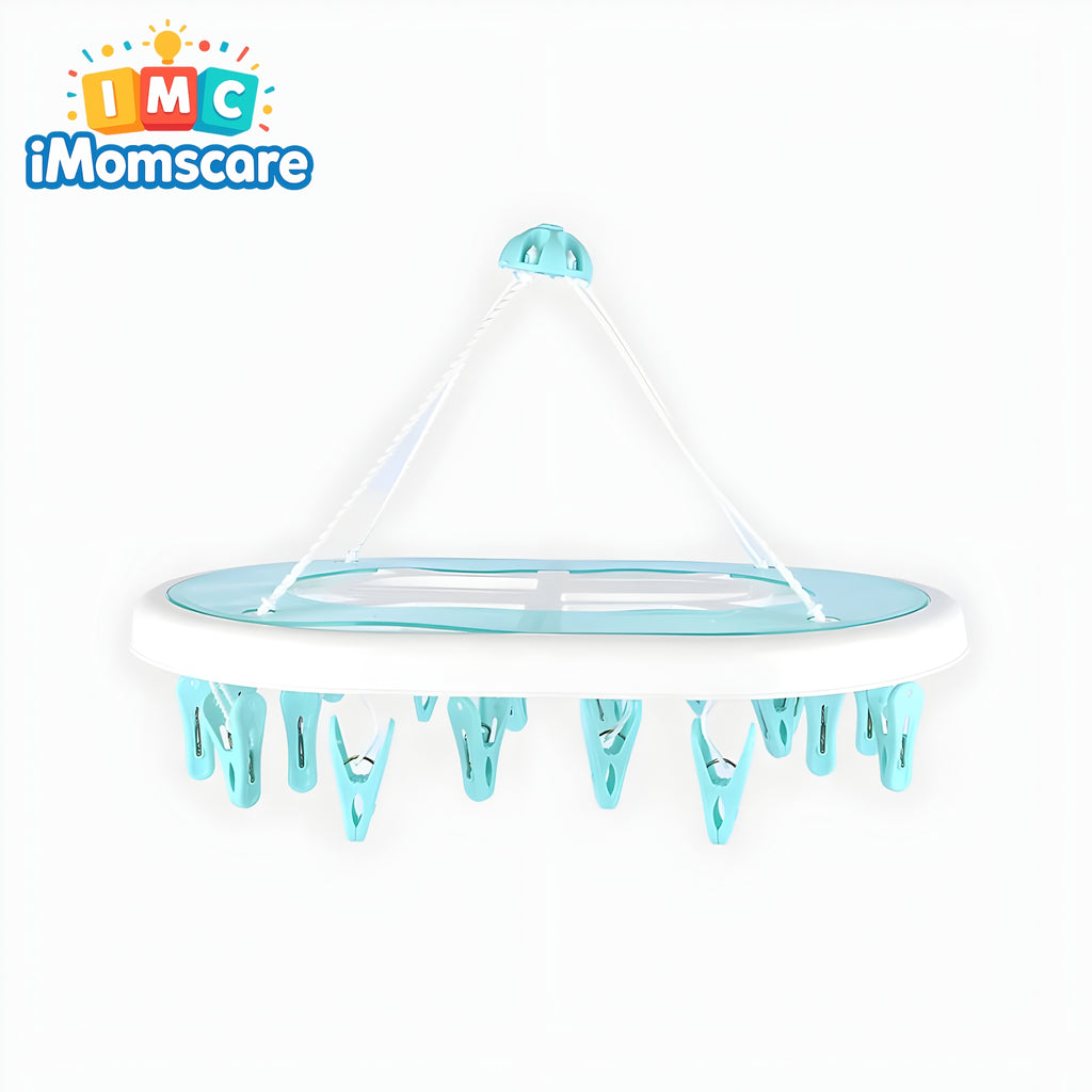 Washed Infant Cloth Hanger 18 Clips Set | Ordin HC06