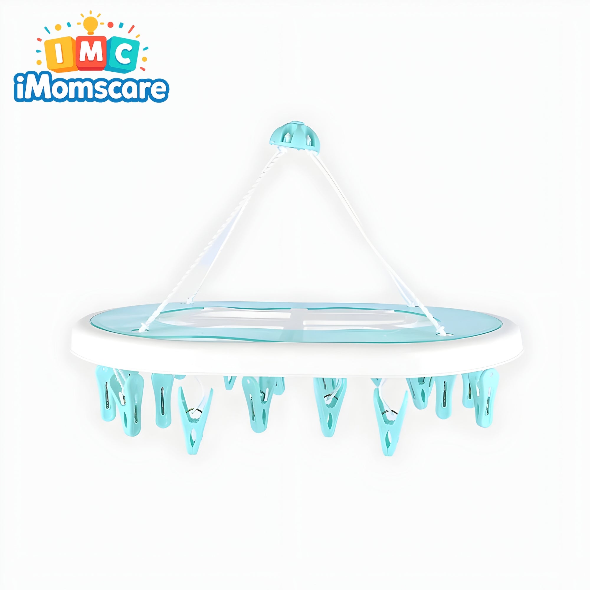Washed Infant Cloth Hanger 18 Clips Set | Ordin HC06