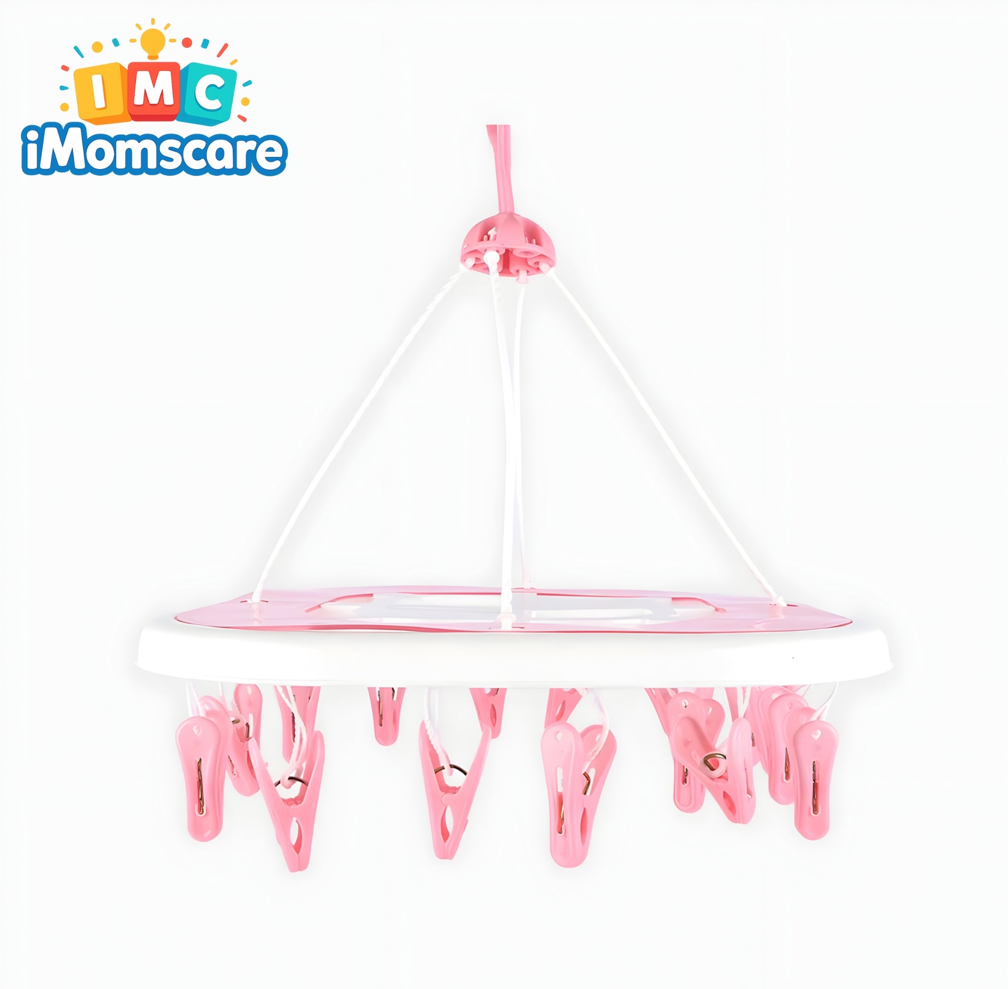 Washed Infant Cloth Hanger 18 Clips Set | Ordin HC07