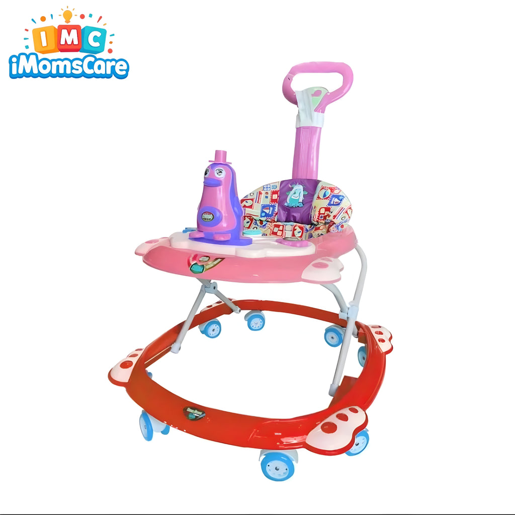 Baby Walker 8 Wheeler | Handle Style Penguine - BW13