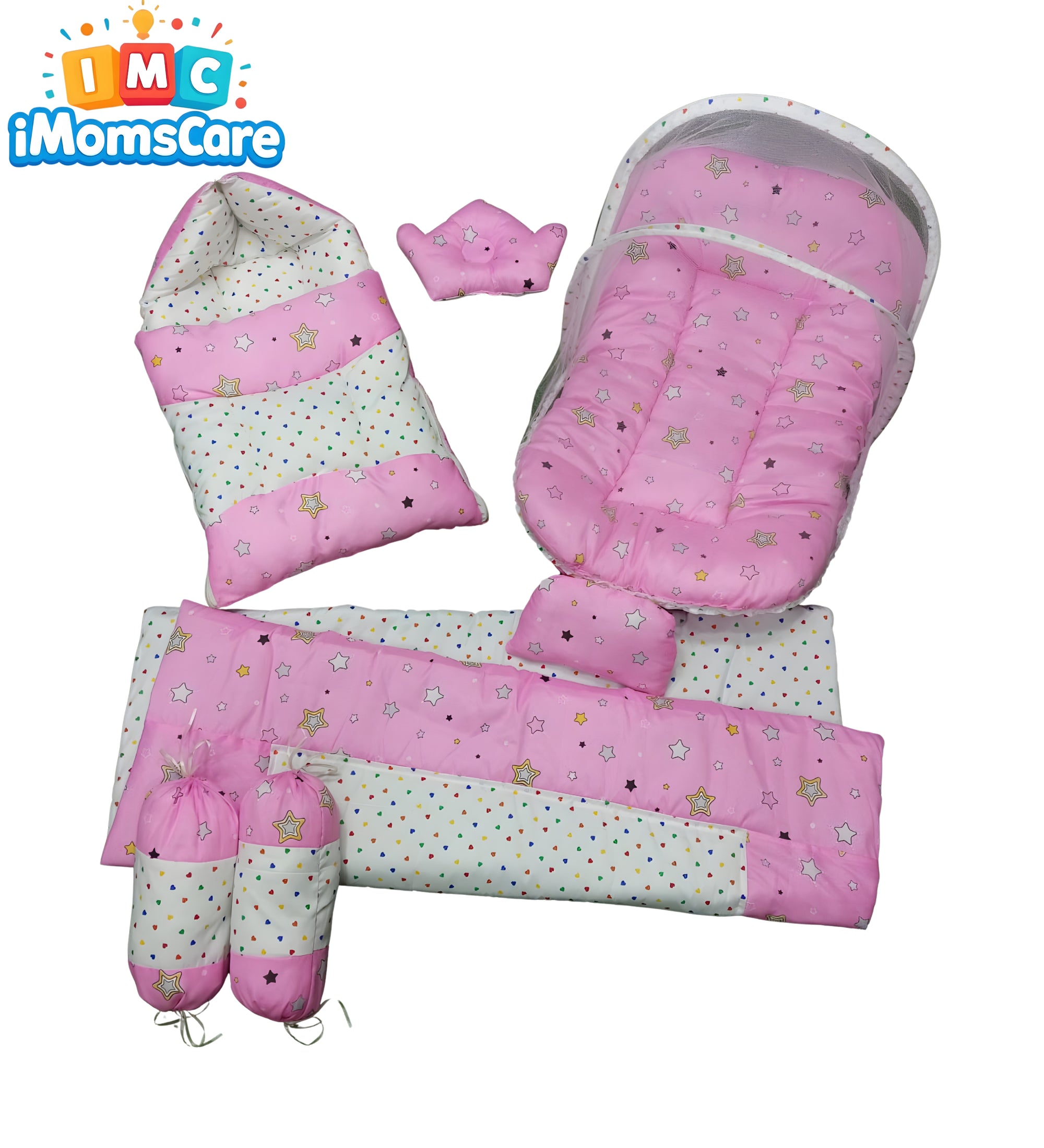 Carry Nest with Complete Set Bedding | Pink – CN14