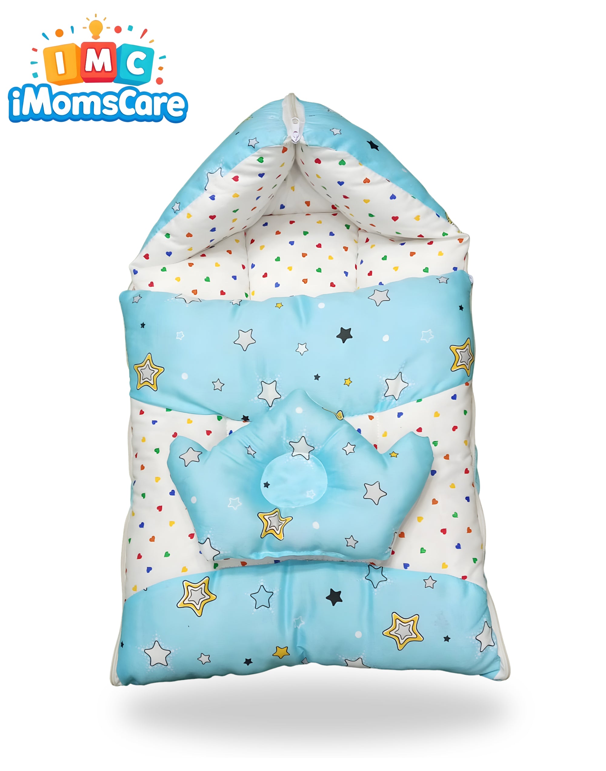 Carry Nest with Complete Set Bedding | Soft Blue - CN11