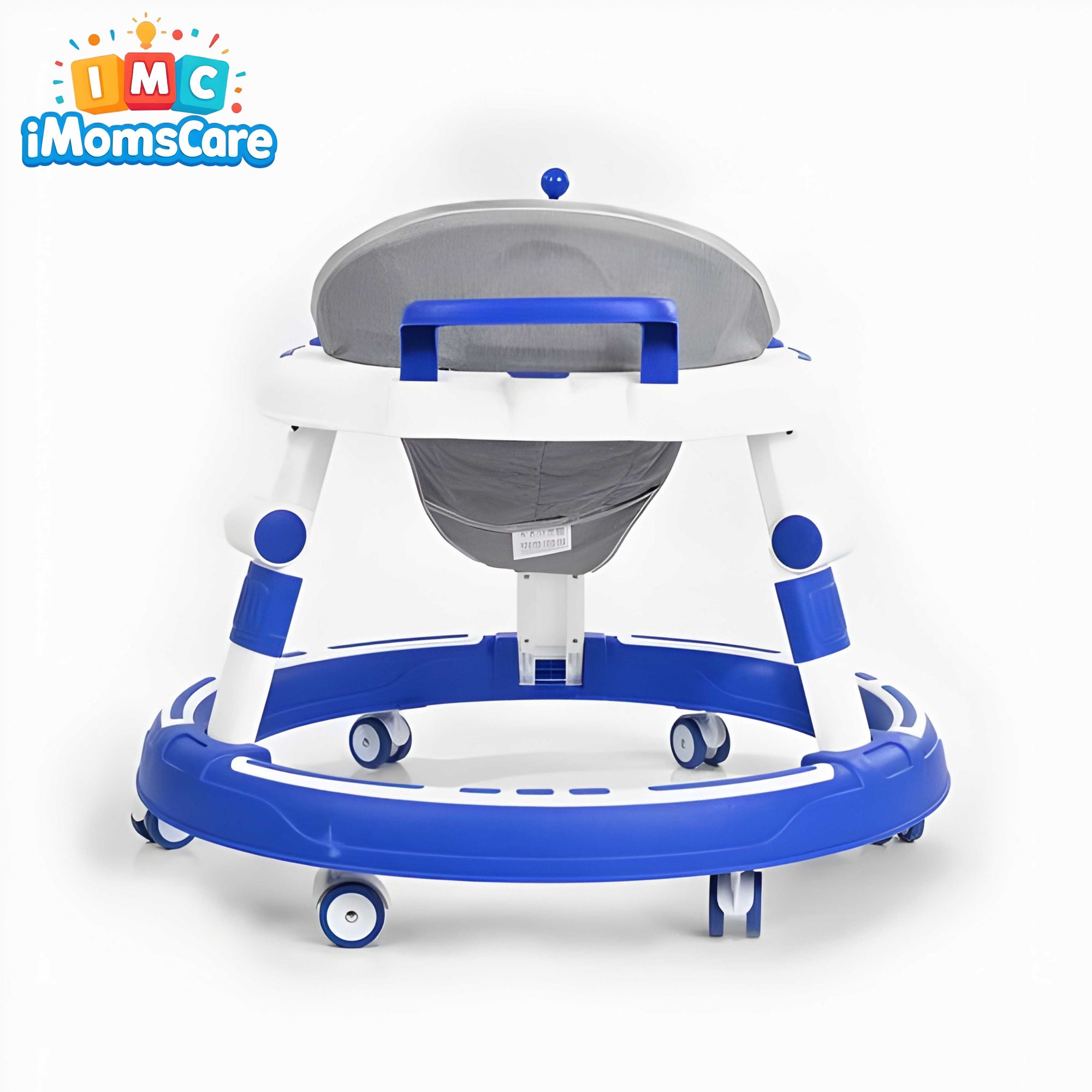 Baby Walker with Music & Adjustable Height –  Rounded Foldable