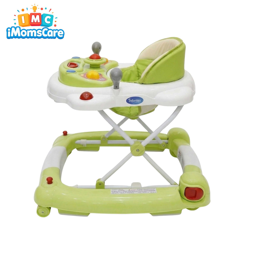 Baby Walker with Music & Lights | (6M+) 1078 Green
