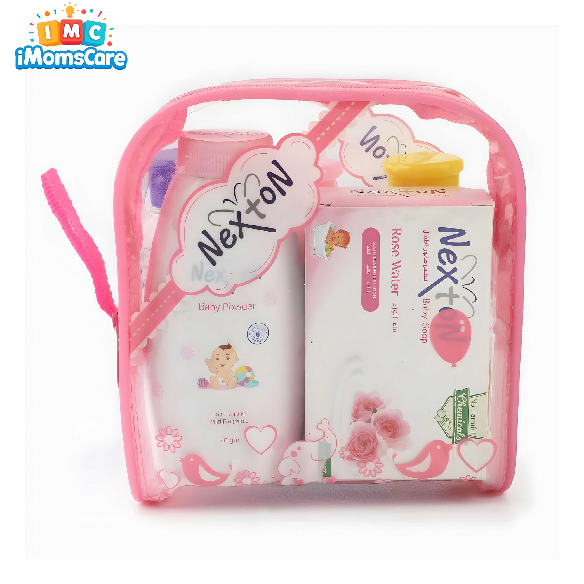 Nexton Premium Baby Gift Set – Complete Newborn Care Kit | Pink