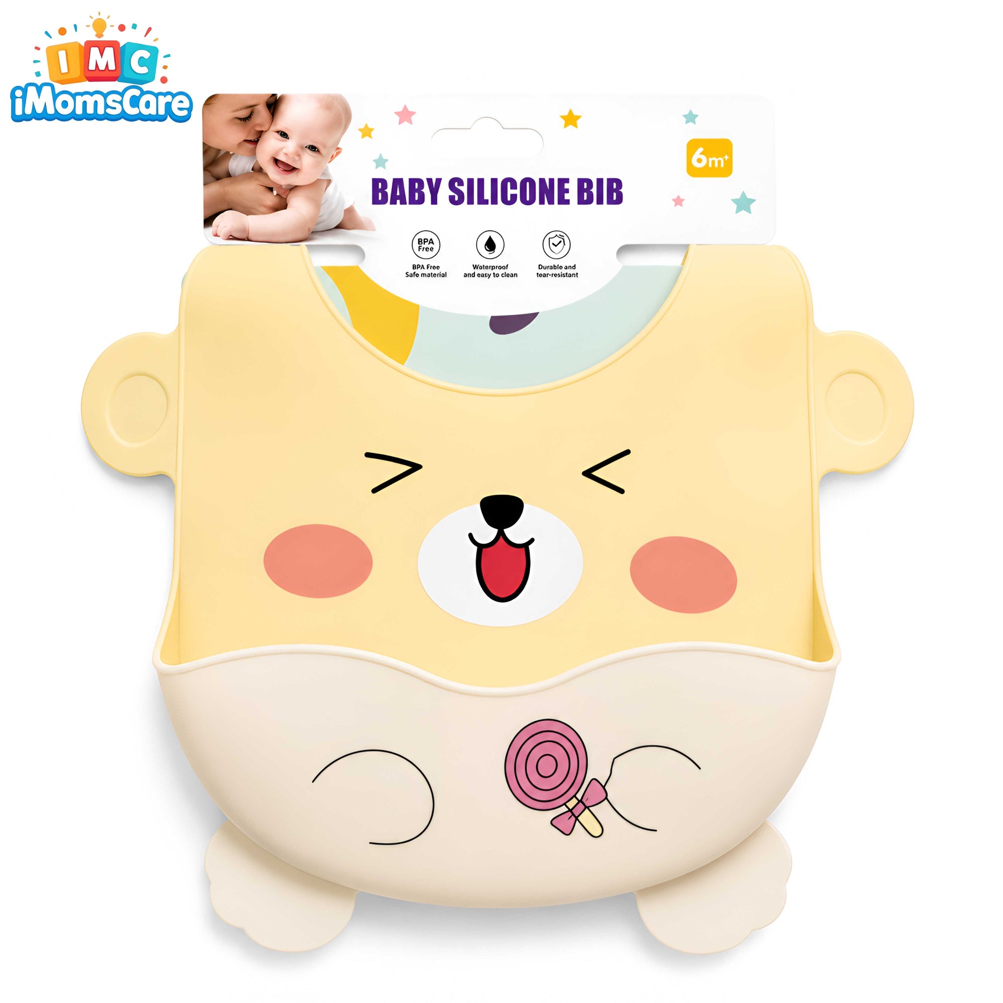 Baby Silicone Bib with Food Catcher Pocket