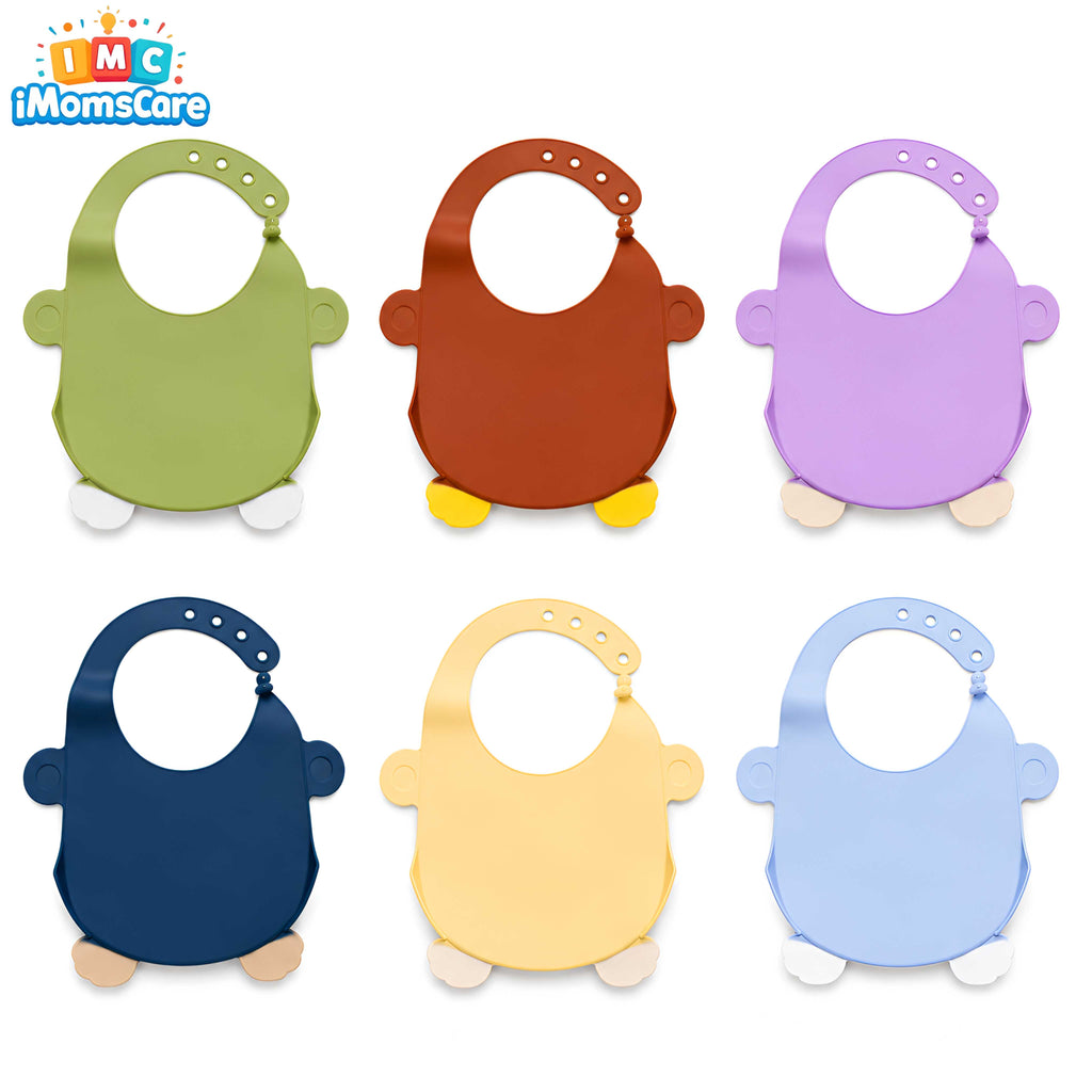 Baby Silicone Bib with Food Catcher Pocket