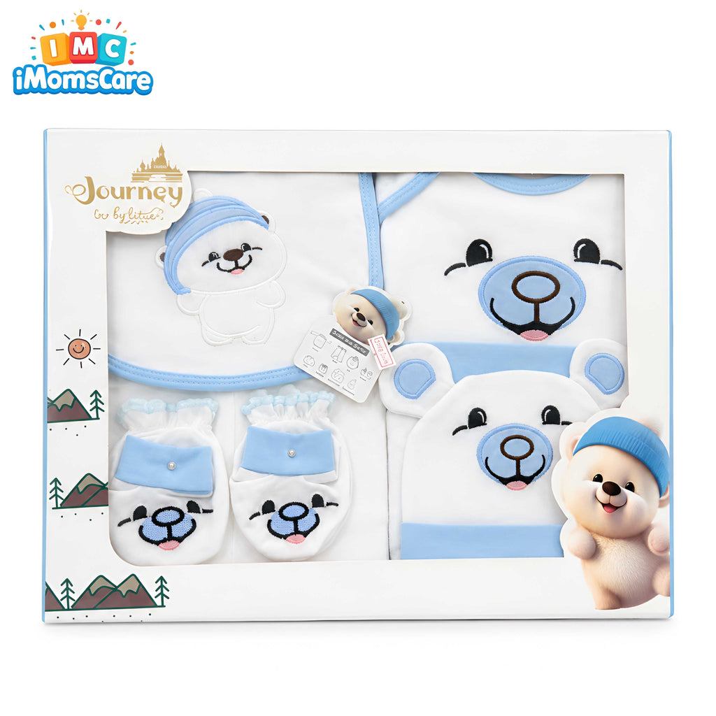Premium 9 Pcs Newborn Baby Gift Set | Soft Cotton Baby Clothing Essentials