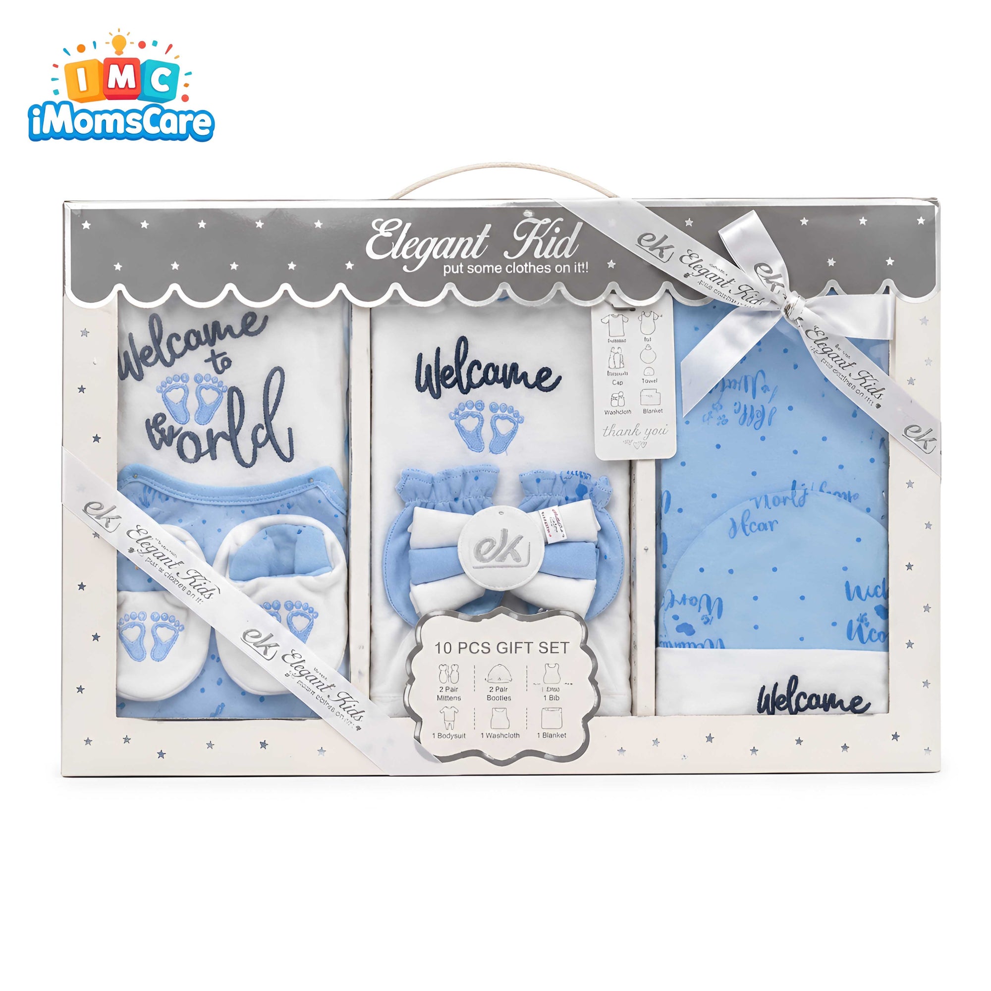 Elegant Kids 10 Pcs Newborn Baby Gift Set