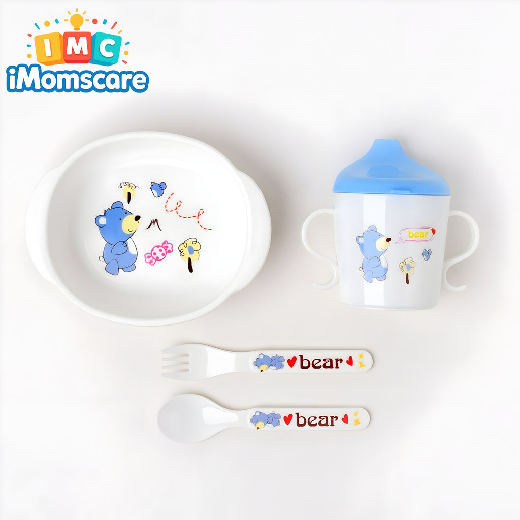 Baby Tableware Feeding Set - 902-Blue