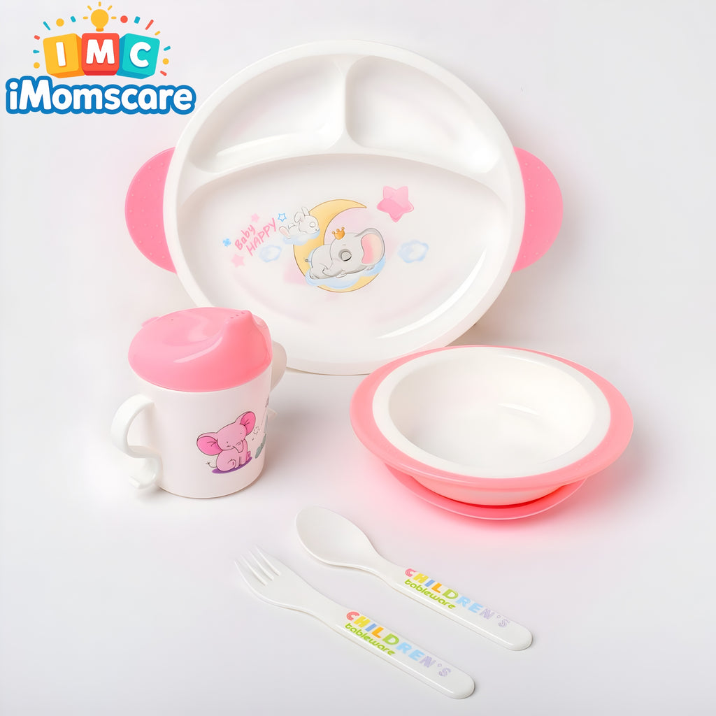 Baby Tableware Feeding Set - 912-pink