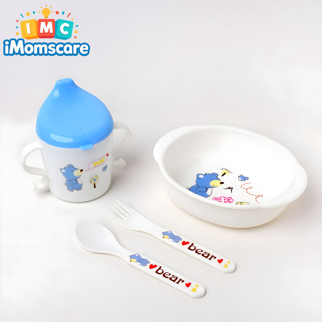 Baby Tableware Feeding Set - 902-Blue
