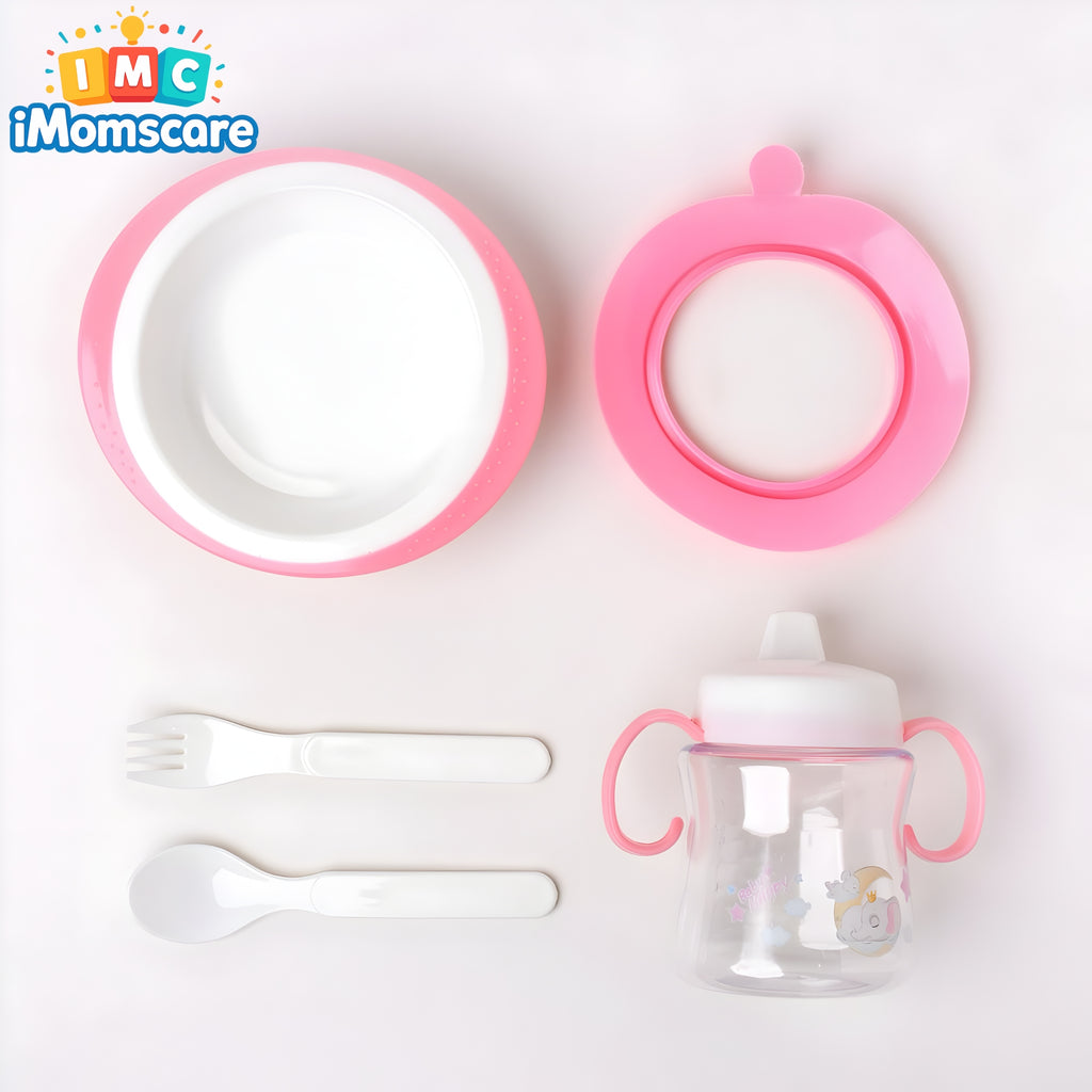 Baby Tableware Feeding Set - 902-Pink