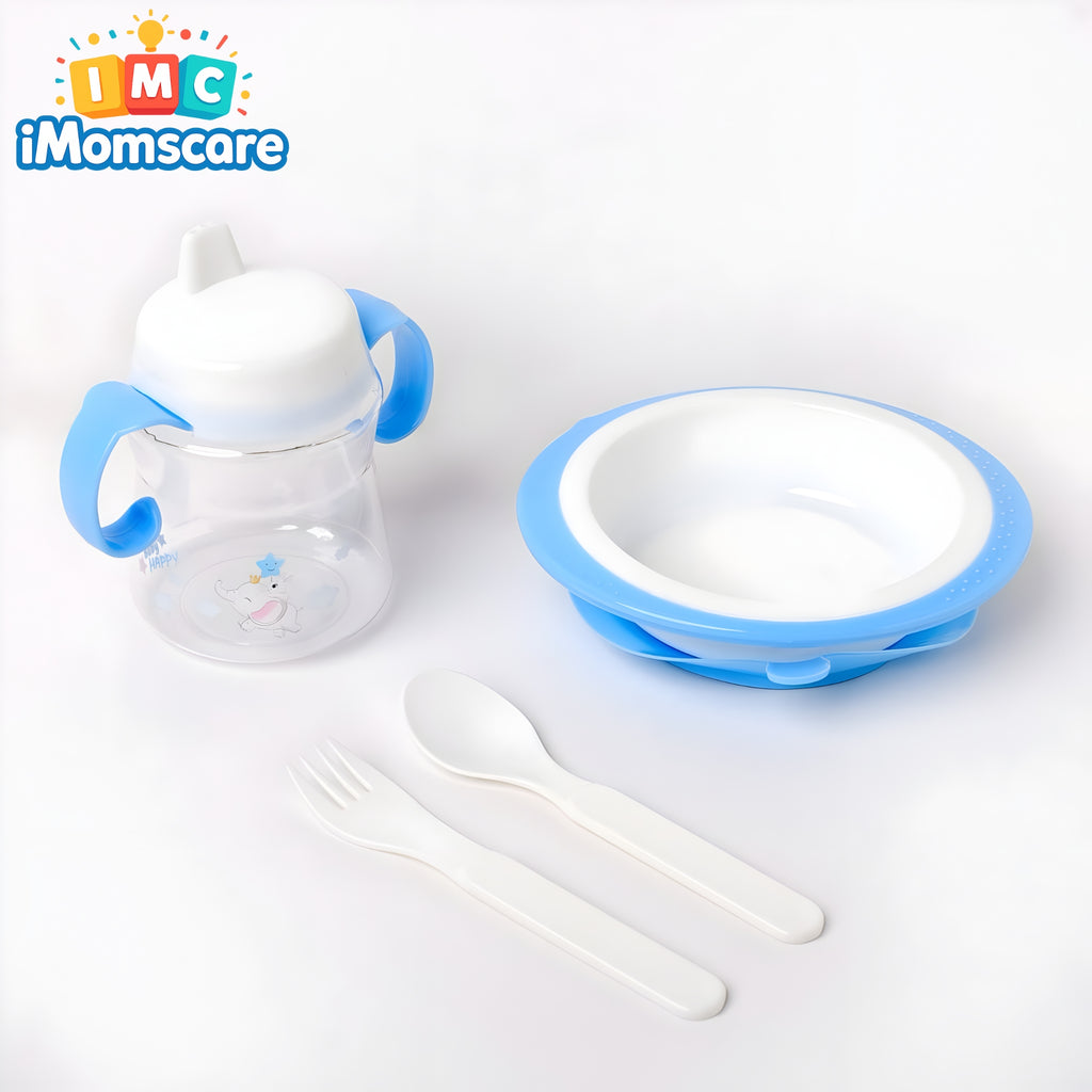 Baby Tableware Feeding Set - 902-Blue