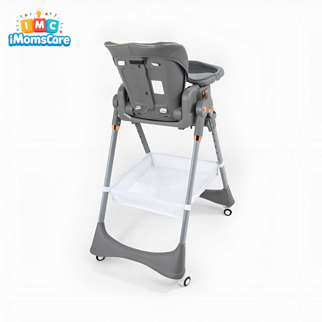 Kidilo 2-in-1 Baby High Chair & Manual Swing – Adjustable Feeding Chair for Babies