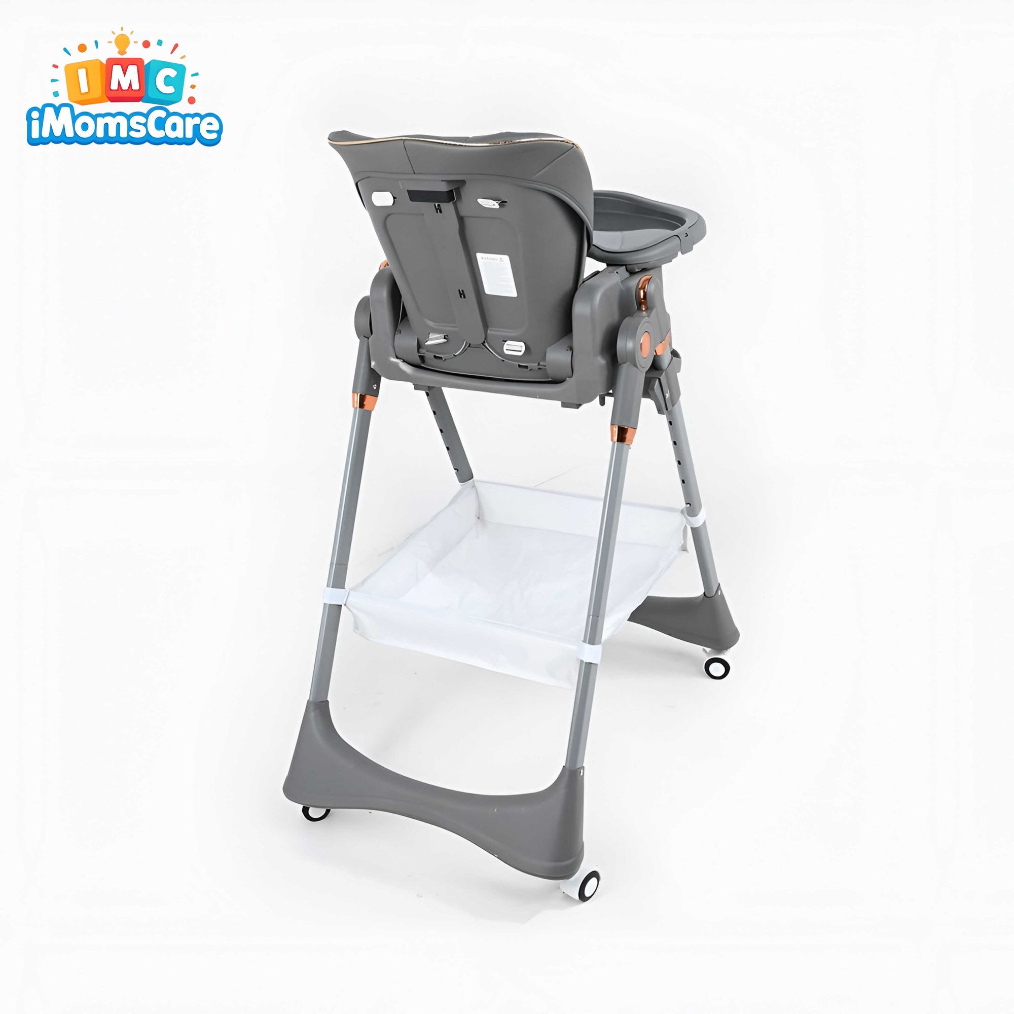 Kidilo 2-in-1 Baby High Chair & Manual Swing – Adjustable Feeding Chair for Babies