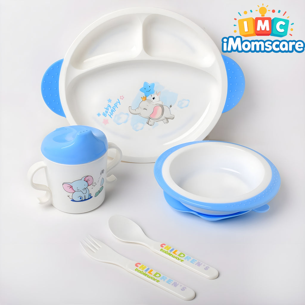 Baby Tableware Feeding Set - 912-Blue