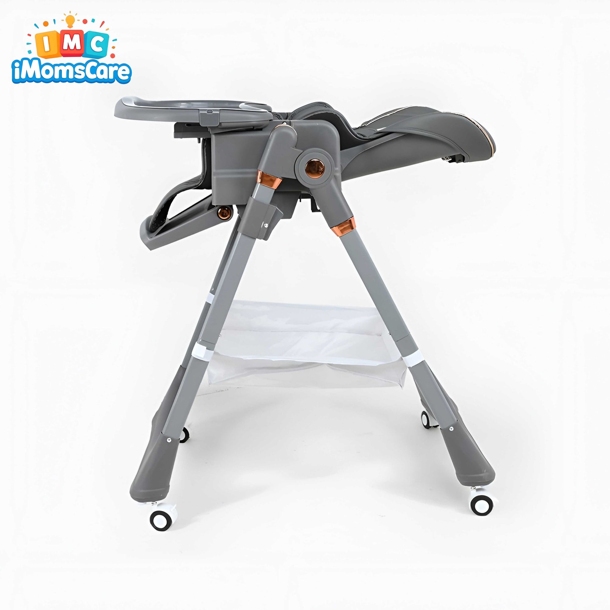 Kidilo 2-in-1 Baby High Chair & Manual Swing – Adjustable Feeding Chair for Babies