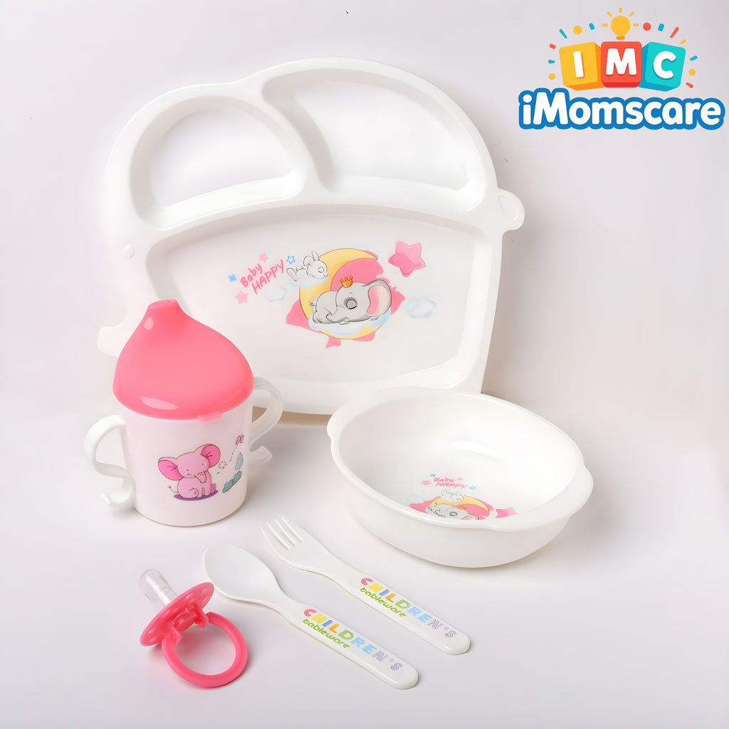 Baby Tableware Feeding Set - 911-pink