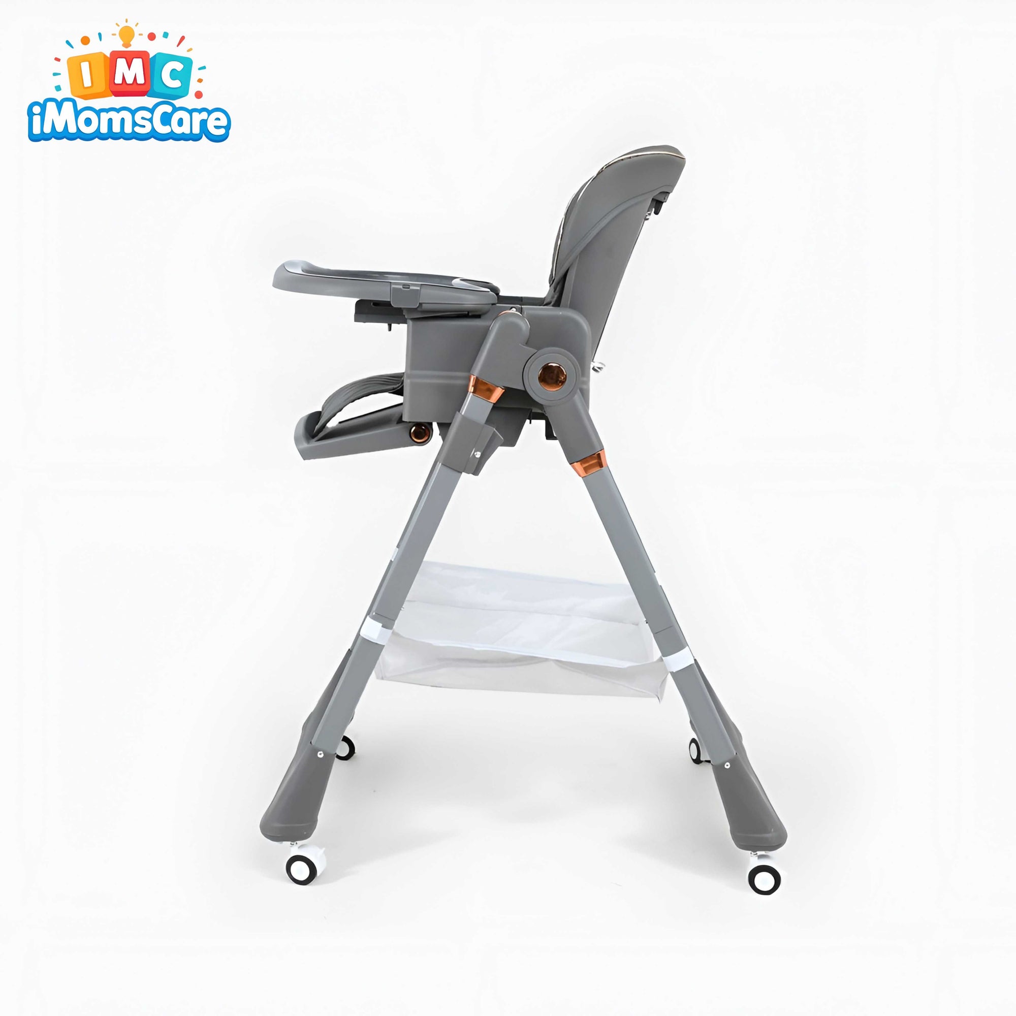 Kidilo 2-in-1 Baby High Chair & Manual Swing – Adjustable Feeding Chair for Babies