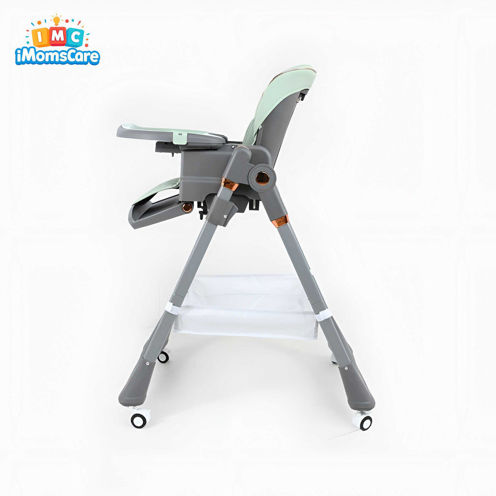 Kidilo Luxury 2-in-1 Baby High Chair & Swing – Foldable Adjustable Feeding Chair