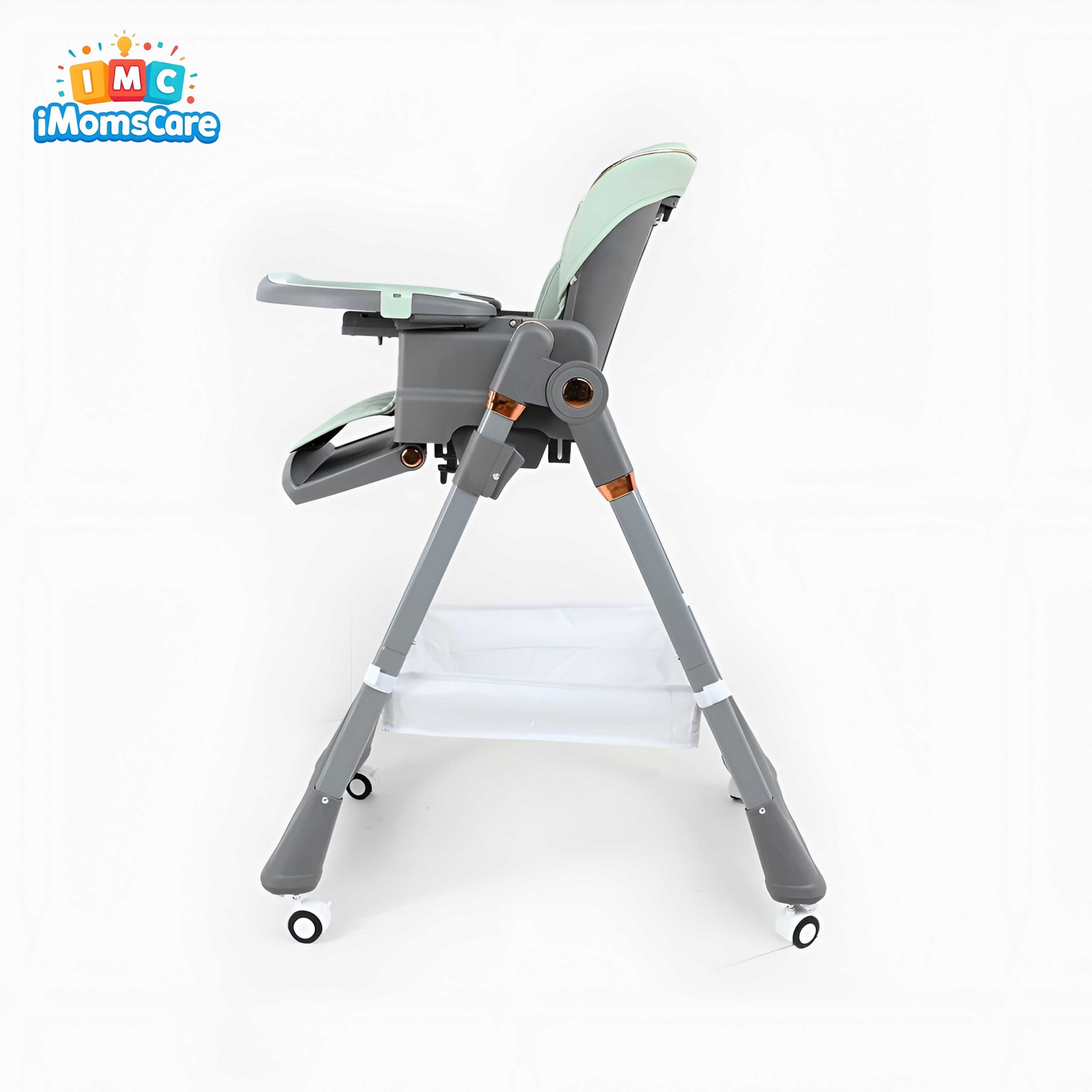 Kidilo Luxury 2-in-1 Baby High Chair & Swing – Foldable Adjustable Feeding Chair
