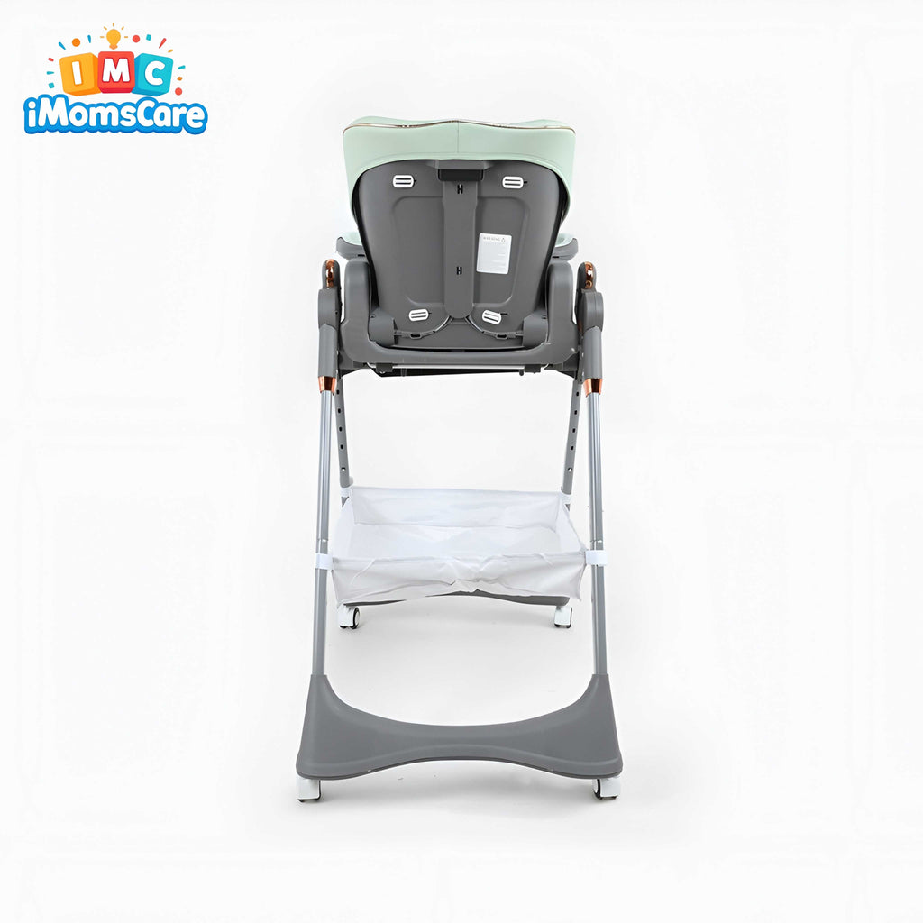 Kidilo Luxury 2-in-1 Baby High Chair & Swing – Foldable Adjustable Feeding Chair