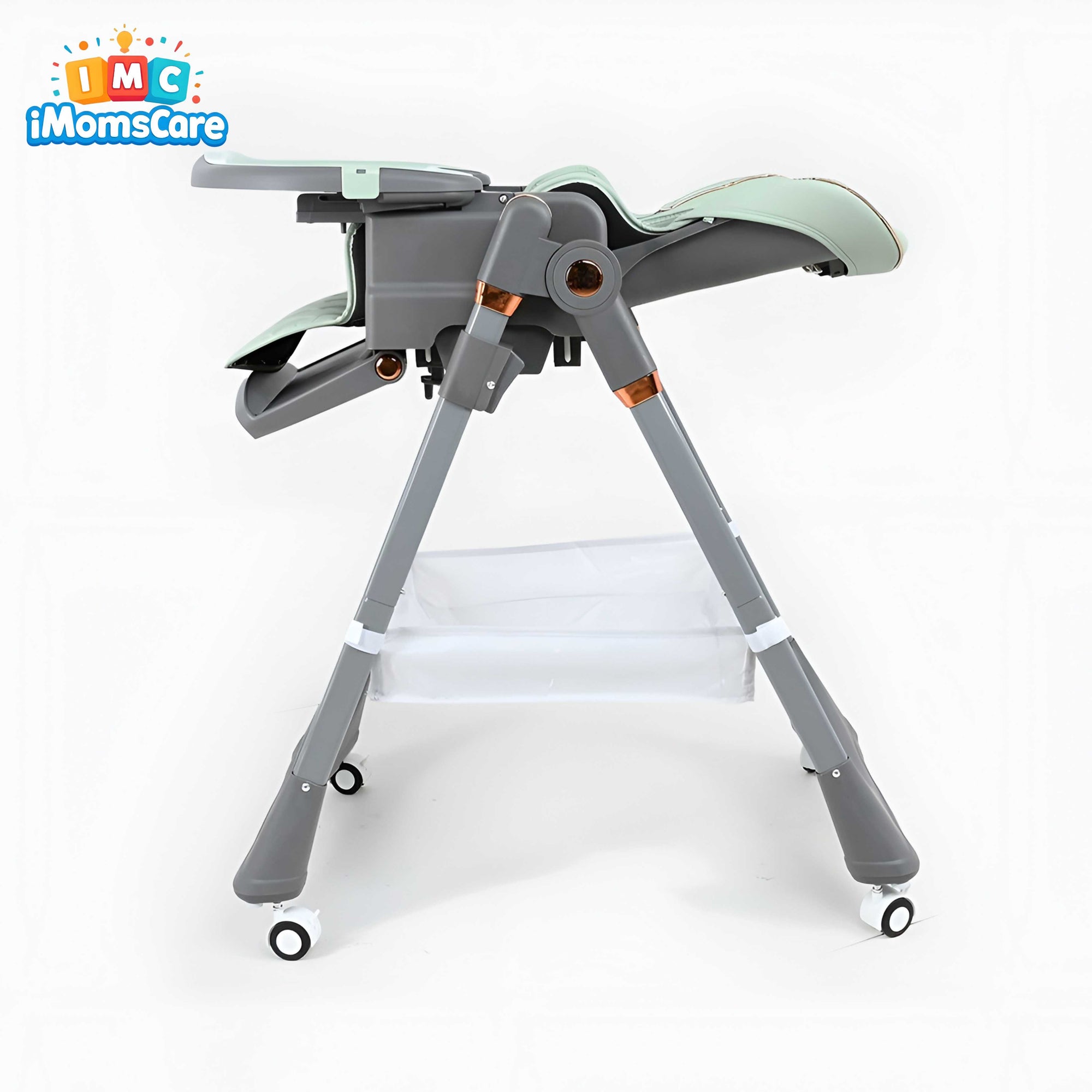 Kidilo Luxury 2-in-1 Baby High Chair & Swing – Foldable Adjustable Feeding Chair
