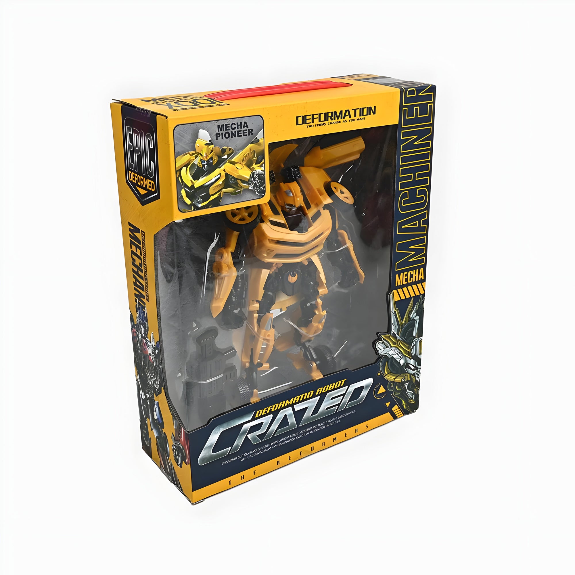 Transforming Robot Car Toy – 2-in-1 Car & Robot with Gun (No Batteries Needed)