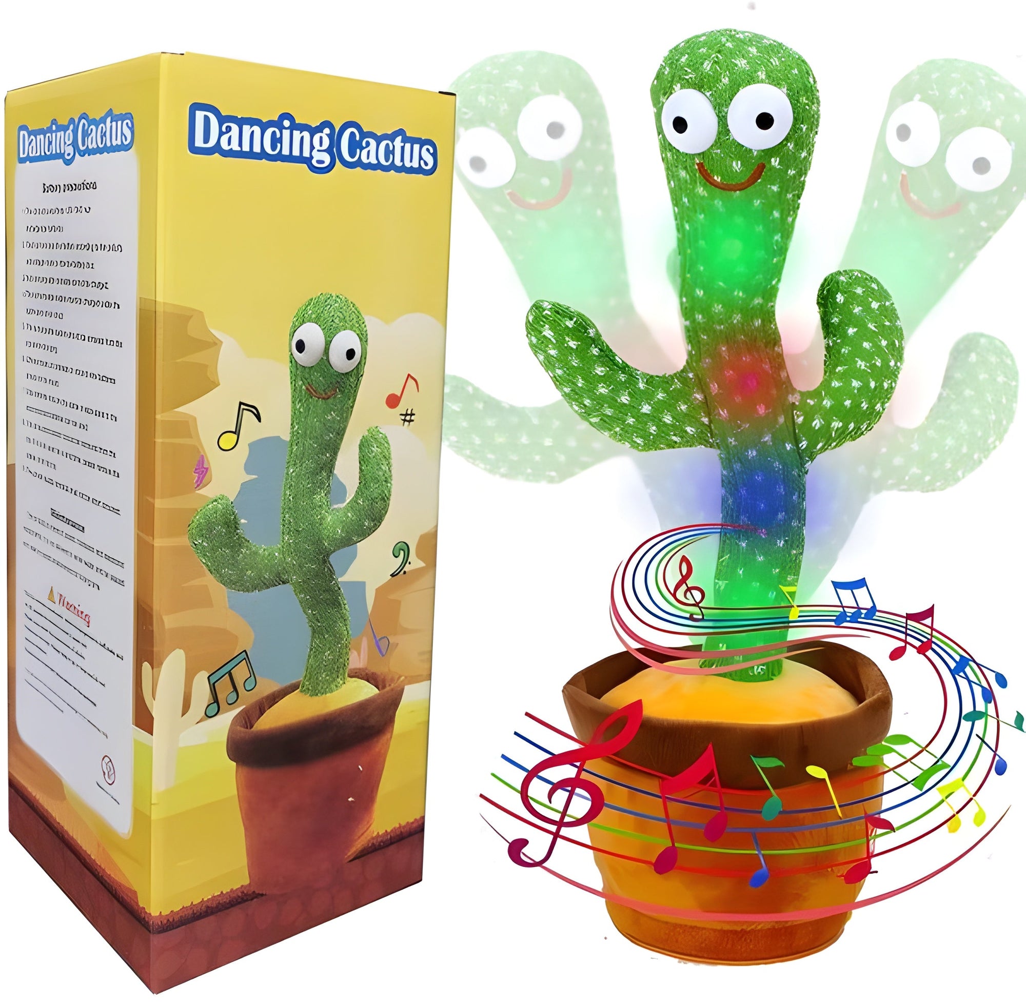 Dancing Cactus Talking Plush Toy – Fun Musical Toy for Kids