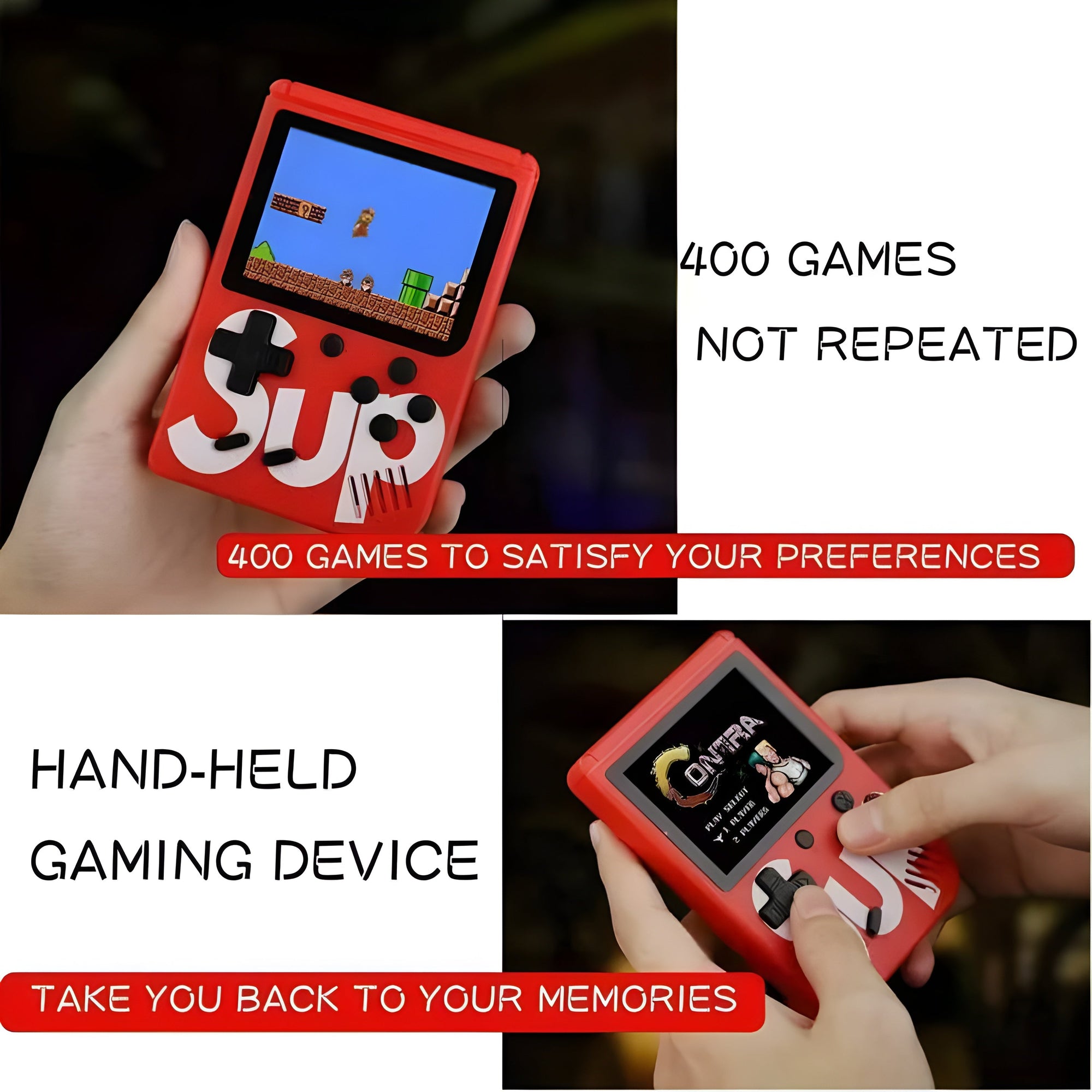 Sup Game Box 400 in 1 Portable Handheld Console