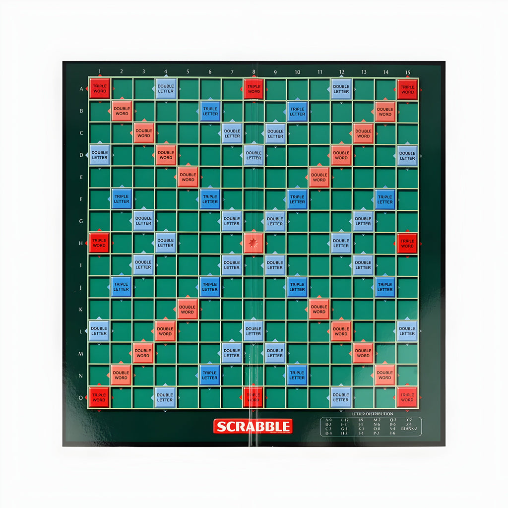 Scrabble Board Game – Classic Word Building Game for Family & Kids